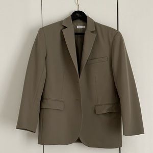 ANINE BING ‘Quinn’ blazer in green